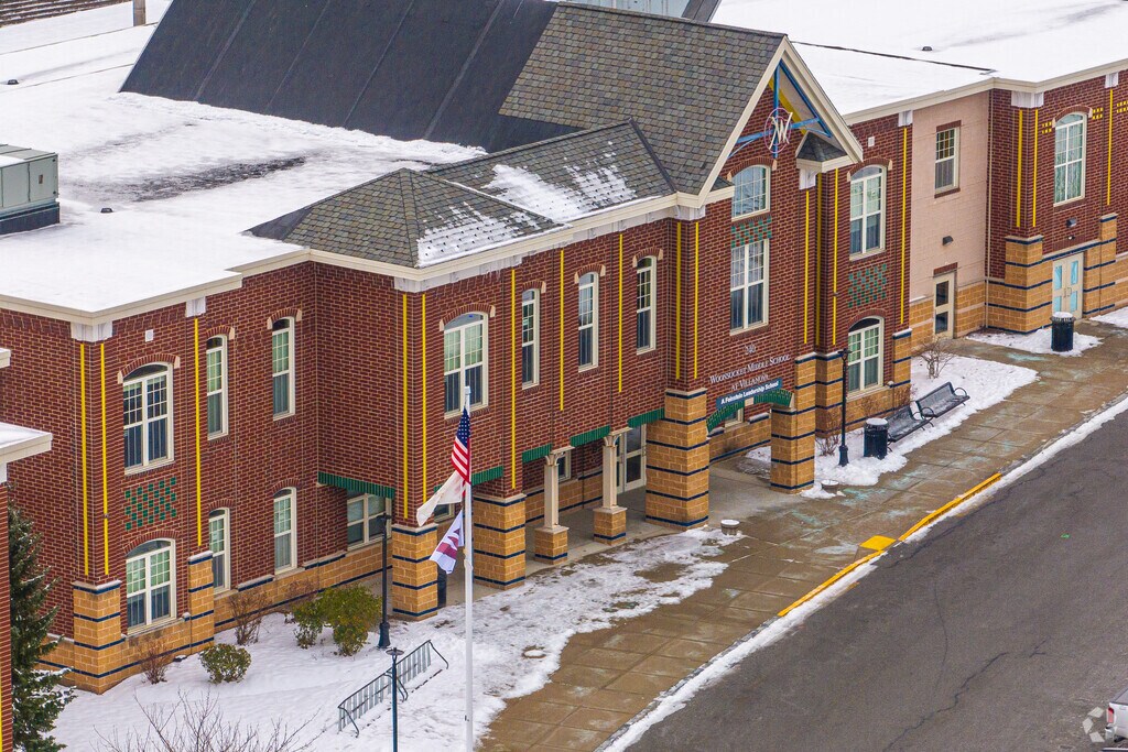 Villa Nova Middle School is the focal middle school for the area in Woonsocket, RI.