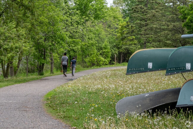 Walking trails and canoe access can be found at Theodore Wirth Regional Park.