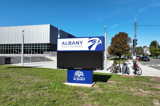Albany High School serves students in Mount Hope.