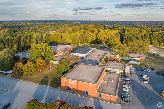 Southwest Elementary boasts an expansive campus in Clemmons, NC.