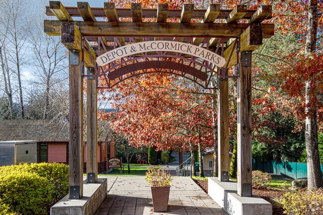 Beautiful McCormick Park sits right beside downtown Duvall.