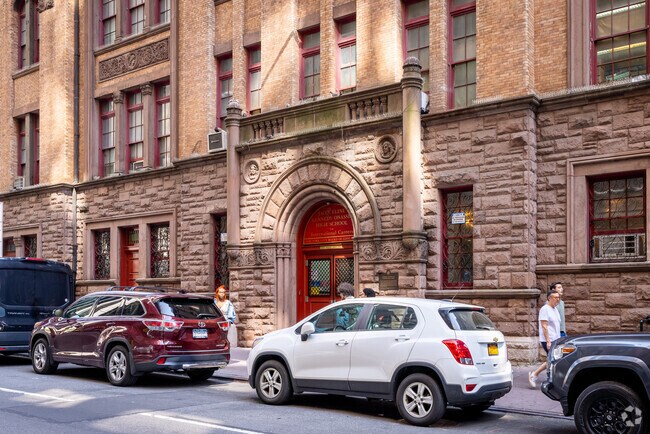 Jacqueline Kennedy-Onassis High School is a magnet school for students interested in business.