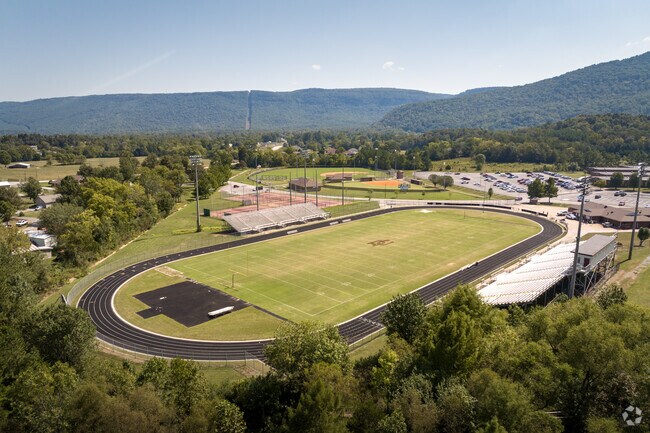 Dade County High School’s football field lights up on Friday nights.