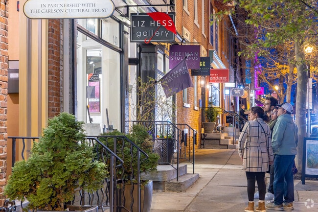 Art lovers of East Side can visit Gallery Row's many studios in downtown Lancaster.