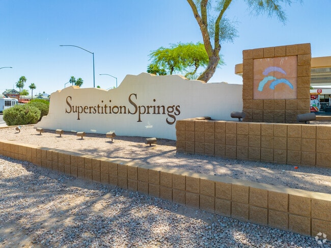 Superstition Springs' subdivisions are considered very safe.