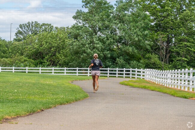 West Carteret residents choose to work out with a light jog through Joseph Medwick  Park.
