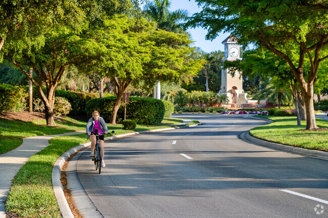 Residents of Bella Terra can be found out biking and walking daily around the community.