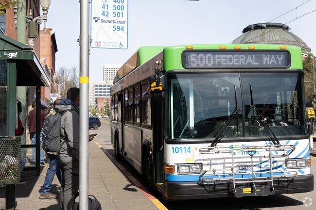 Union Station is also a hub for buses as well as light rail.