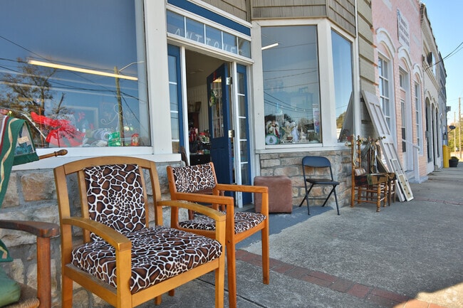 Pop's Attic in downtown Sharon occupies a six-story strip near the town hall.