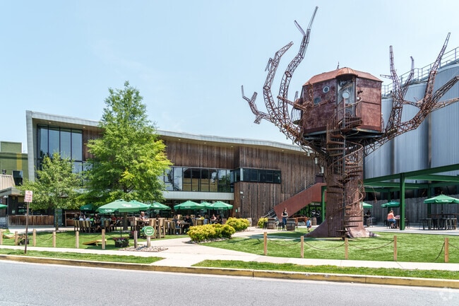 Dogfish Head Brewery in Milton is known as much for its Steampunk Treehouse as it is for its beer.