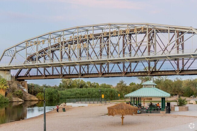 Residents in Cibola Heights love going to the Colorado River for a quick swim.