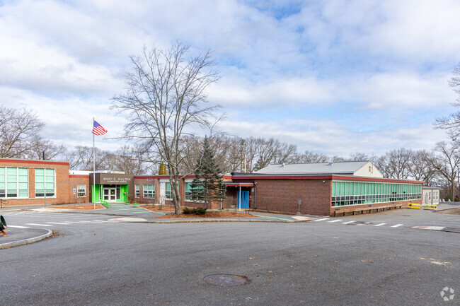 The exterior of the Walton School in Wakefield, MA.