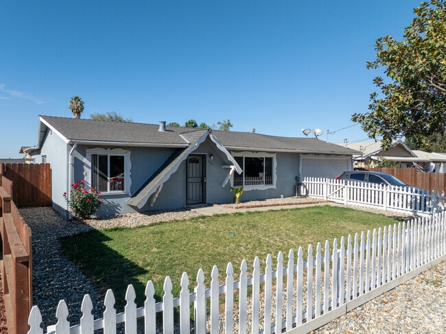 Charming ranch-style home in Hollister offers rustic comfort and space.
