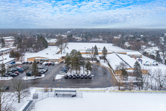 A view of Bader Hillel High School.