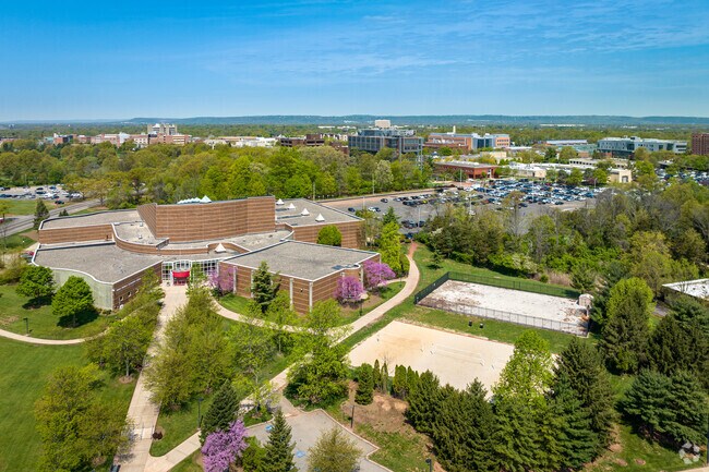 Rutgers University's Busch Campus in Piscataway, NJ is spacious and well maintained.
