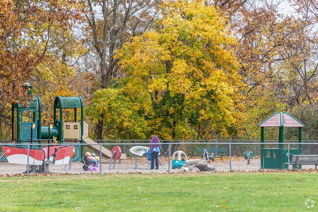 Penguin Park near Colonial Heights offers kids a fenced playground where they can play.