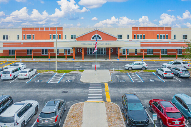 Students can enroll in PK and K-5 at Virgil Mills Elementary School.