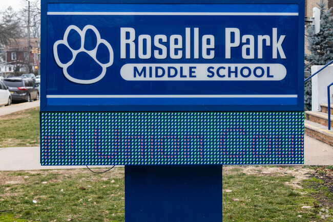 The enrollment in Roselle Park Middle School is over 470 students.