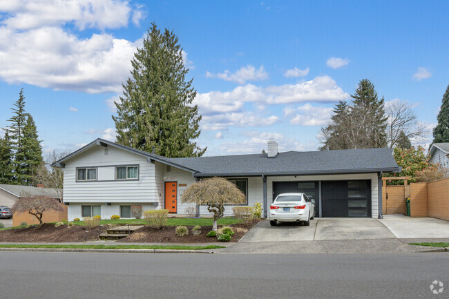 A contemporary home with spectacular landscaping in Vose Beaverton.