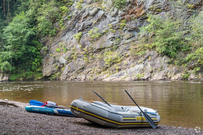 River rafting is a popular activity in Lehigh Gorge State Park near Jim Thorpe.