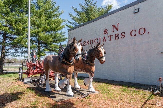 The Clydesdale statue outside of M&N Associates is a quirky piece of public art known to everyone residing in Riverside Township.