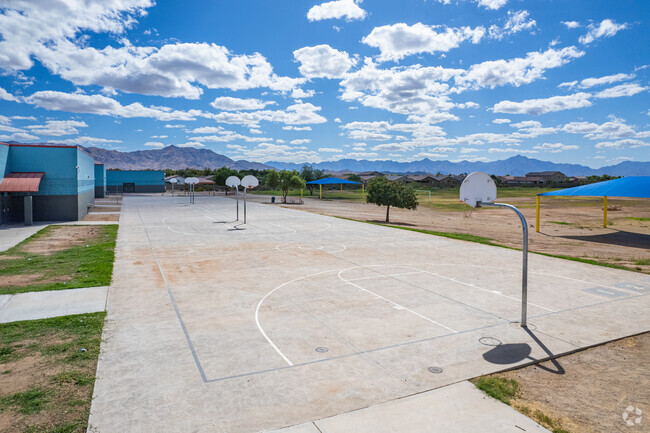 Hoops and teamwork at Bernard Black Elementary School in Phoenix.