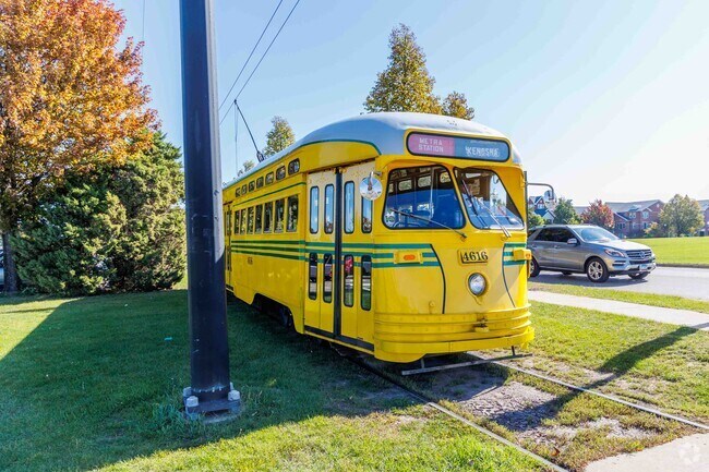 A ride on the streetcar in downtown Kenosha is always a treat with a short drive from Uptown.