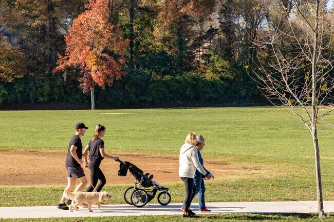 The paved paths in Kuliga Park in Mack make it great for taking a walk or going for a run.