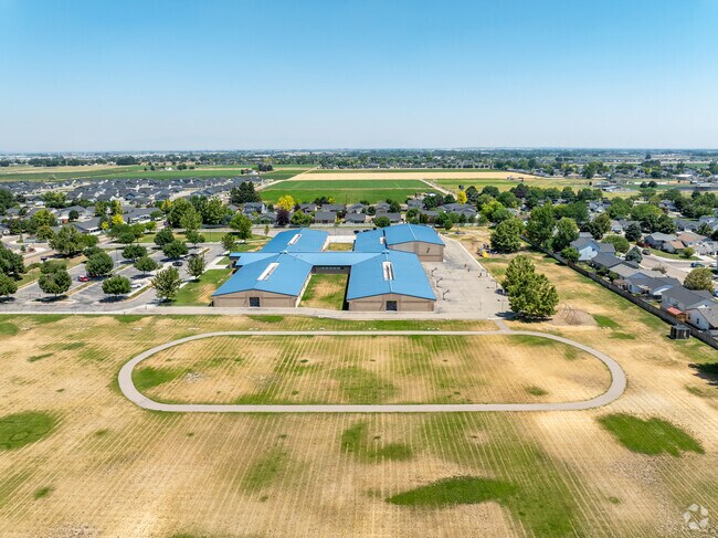 Athletic fields at Lewis and Clark Elementary.