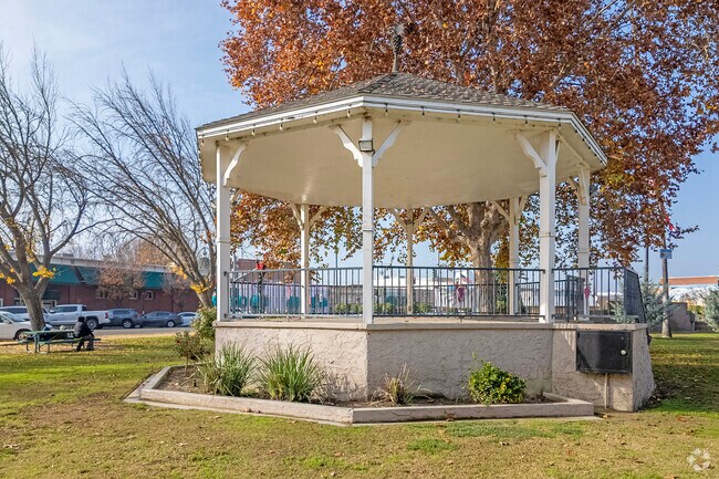 The Selma community often gathers around the bandstand at Lincoln Park.