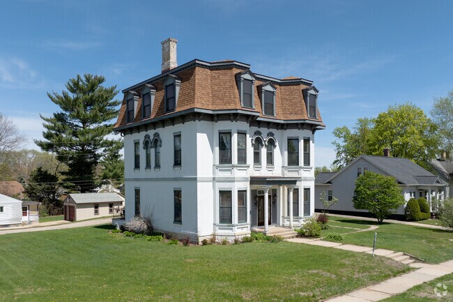 A unique Victorian style home in Portage.
