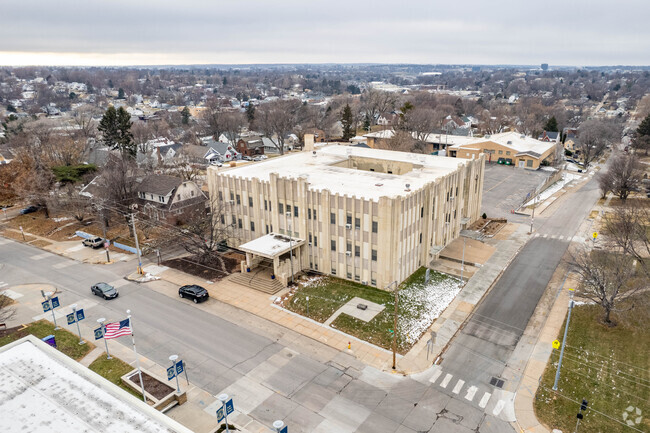 Holy Cross School is located in the Morton Meadows neighborhood.