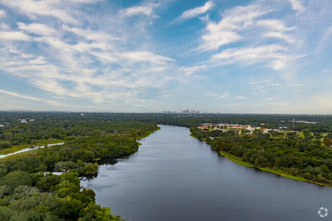 Temple Crest is nestled along the Hillsborough River and not far from downtown.