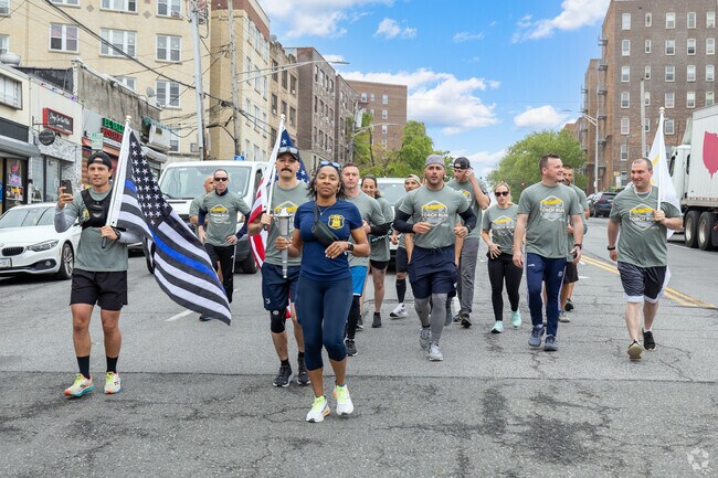 The runners will meet up at The Westchester County Center to hand off the torch.