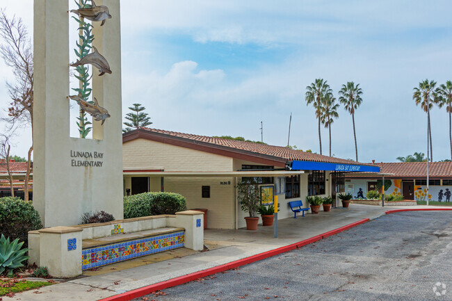 Lunada Bay Elementary School students can see the Ocean from their school.