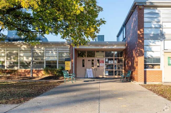 Sherwood Forest Elementary, located near Elmhurst, serves grades PK–5 with a focus on critical thinking and inclusive learning.