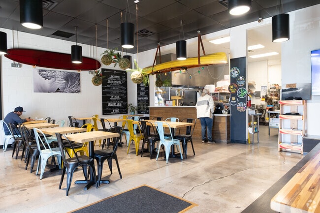 Johnny Pacific seating area in Winnetka.
