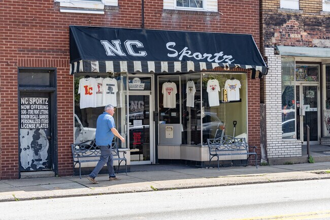 NC Sports is one of many retail spots on the main street near Hooverson Heights.