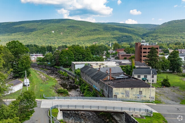 Ellenville, NY, sits with the Shawangunk Ridge in view and is bordered by the Beer Kill.