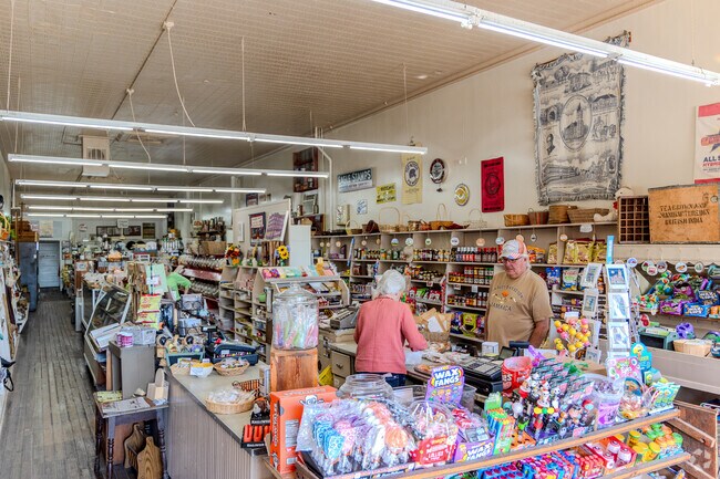 Interior of Piper’s, a Chariton market open for over 120 years.
