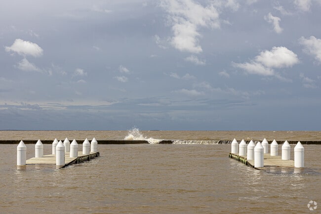 Breakwater Park’s boat launch faces Lake Pontchartrain along West End’s shoreline.