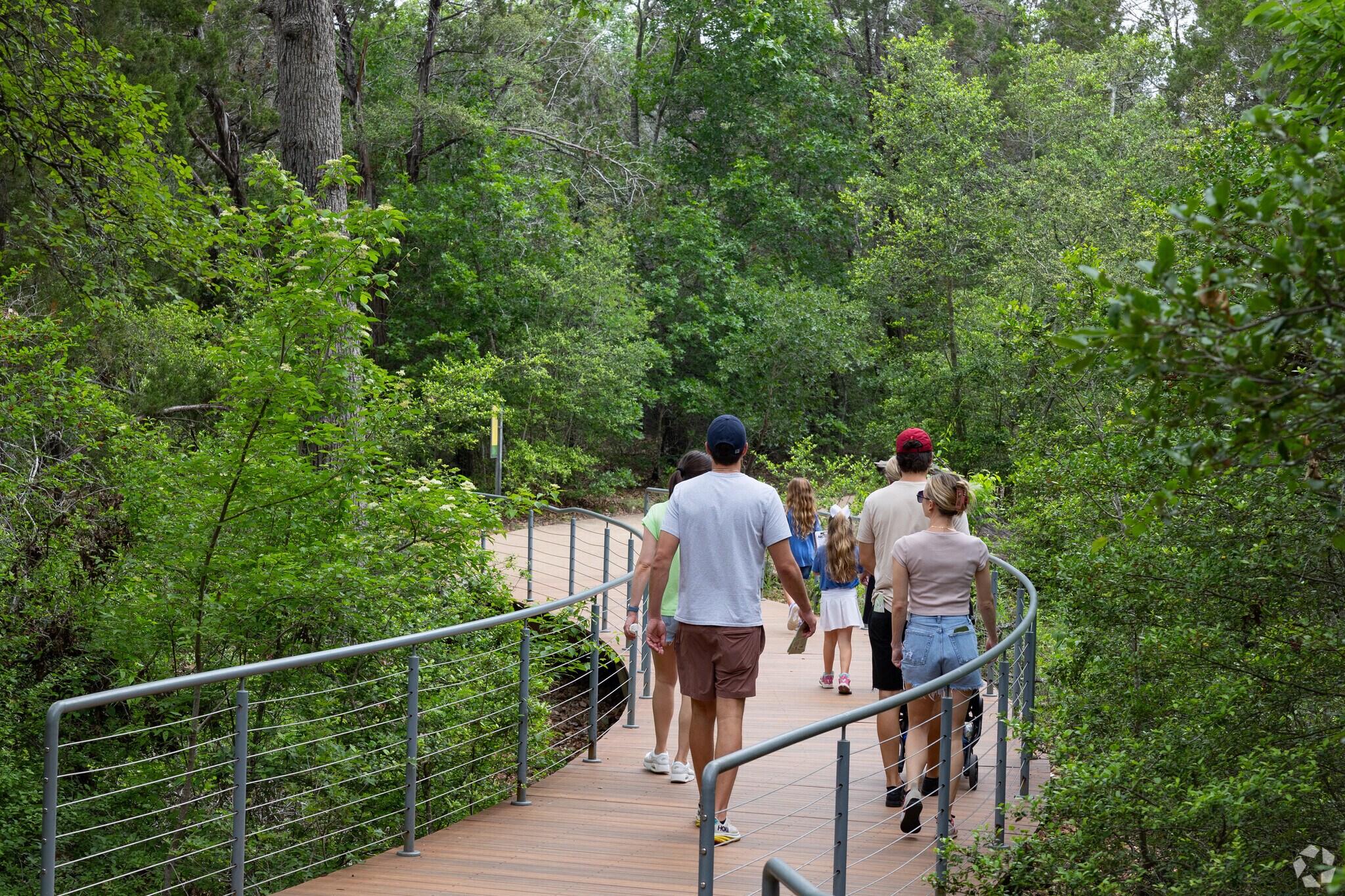 Residents and visitors have enjoy the green space and trails at LBJ Wildflower Center.