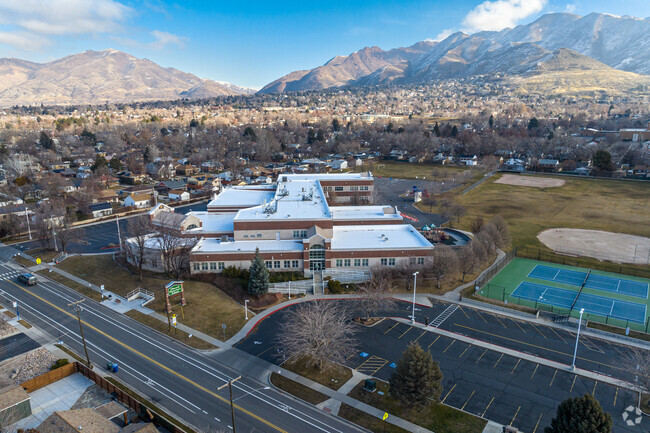 Dillworth Elementary School has beautiful mountain views.