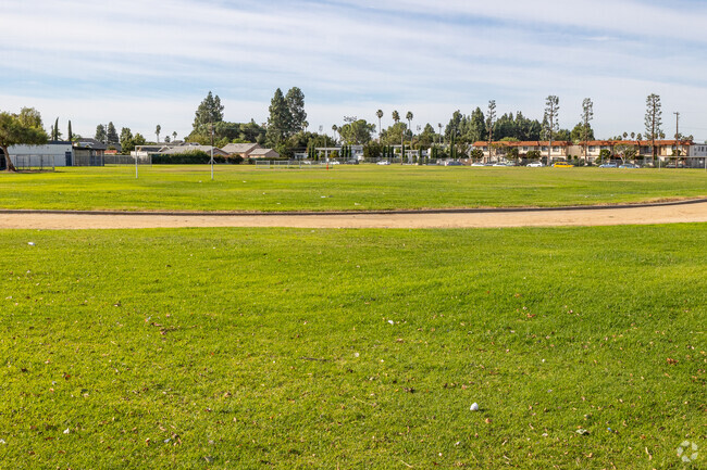 Polaris High School has an area for sports activities.