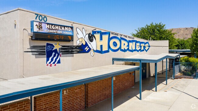 Highland Elementary takes pride in their Hornet mascot and showcases brilliant artwork.