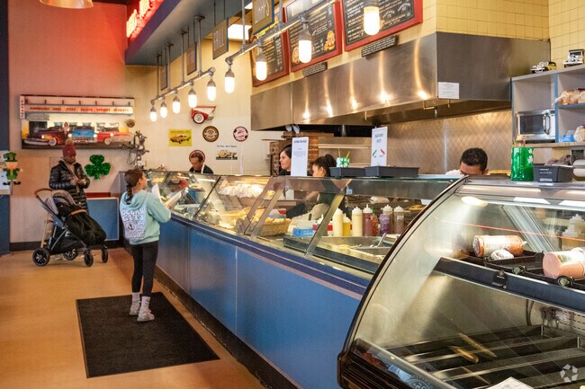 Stop by everyones favorite eatery The Garage near Central Islip.