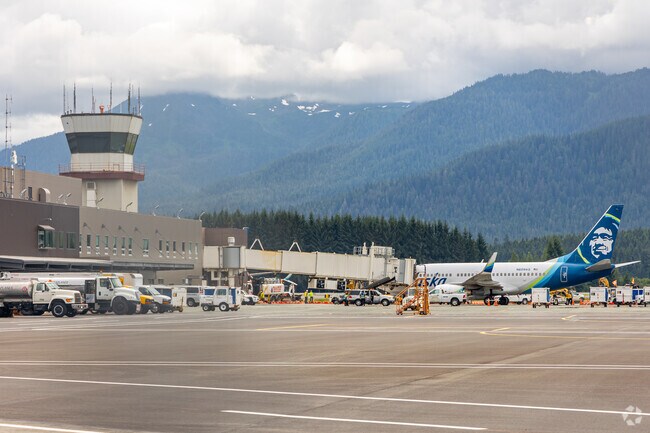 Juneau International Airport is 5 miles north of Downtown Juneau with daily departures.