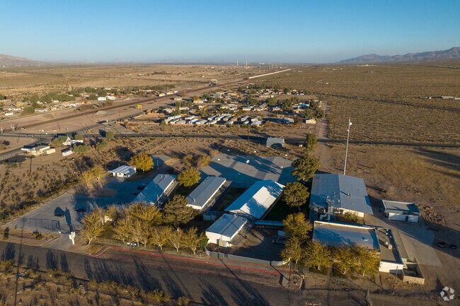 Calico Continuation offers a sprawling campus when viewed from above.