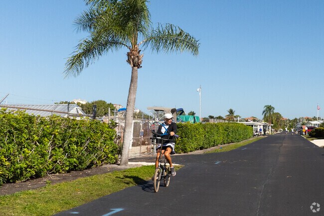 Spring Creek Village is a great place to get out and ride your bike along canals.