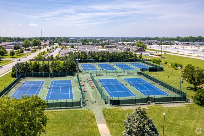 With 11 well-maintained courts, Gillenwater Park is a popular choice for racquet sports.
